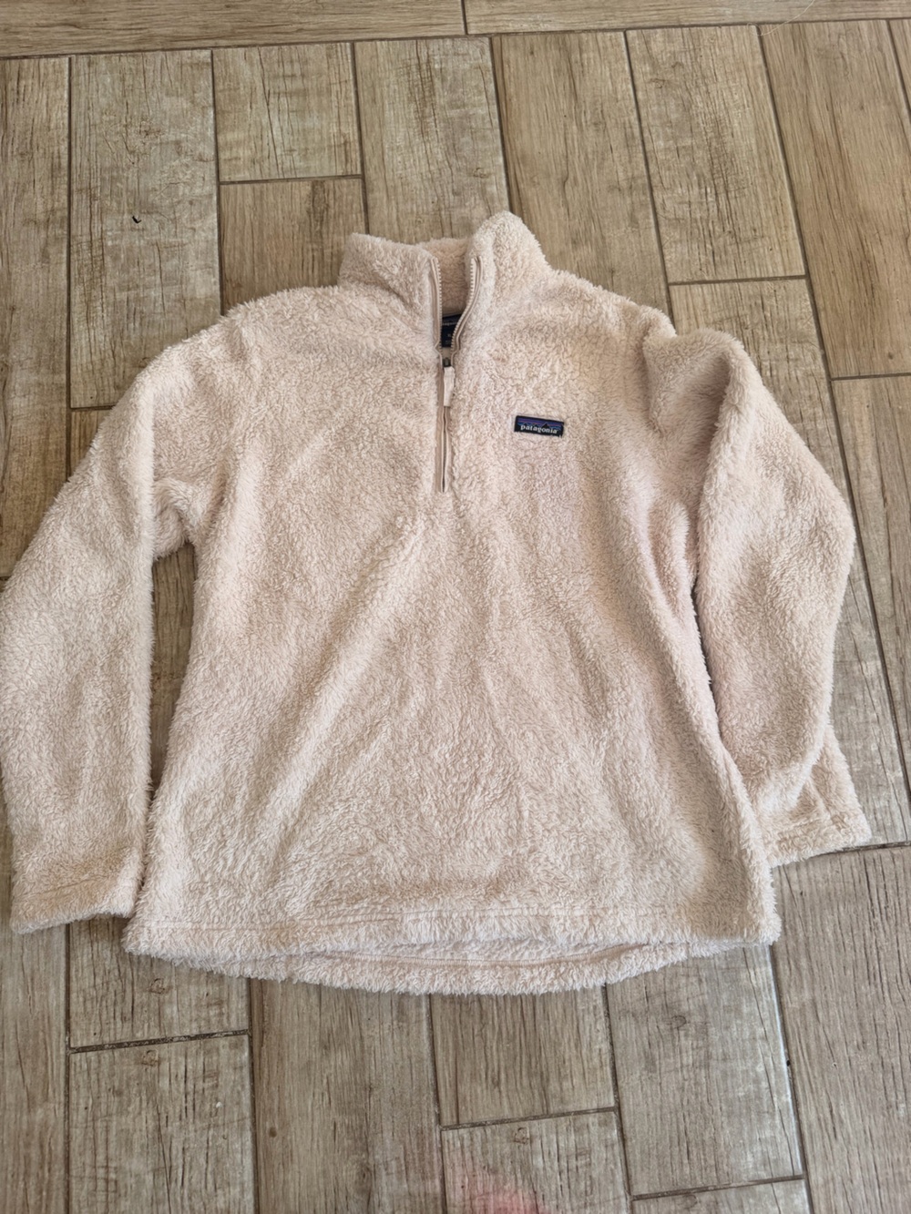 Patagonia Women's Cream Sherpa Half-Zip Pullover